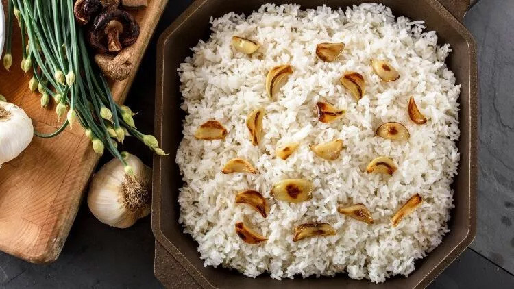 Sarımsaklı pilav tarifi