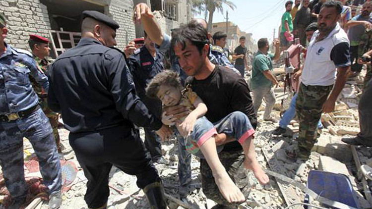 Irak Ordusu yanlışlıkla Bağdatı bombaladı Irak Ordusu yanlışlıkla Bağdatı bombaladı