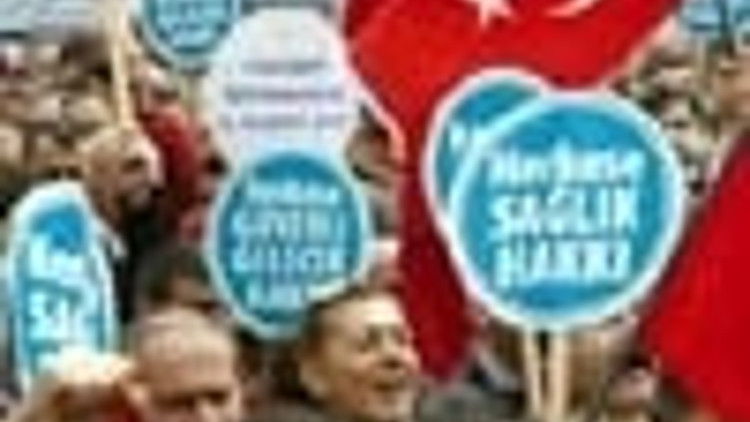 Turkish unions held two-hour strike to protest reform Turkish unions held two-hour strike to protest reform