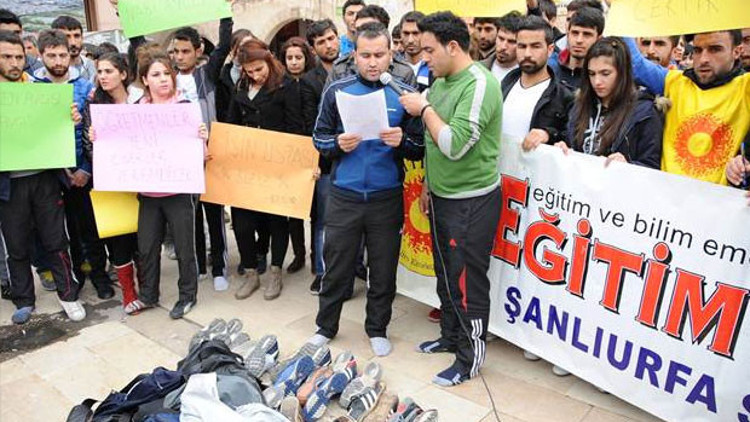 Meslek liselerinde beden dersinin kaldırılması protesto edildi