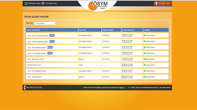 YDS Sınav giriş belgesi çıkart - Yabancı Dil Sınavı Sınav Giriş belgesi