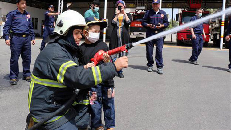 Lösemili çocuğun hayali gerçek oldu