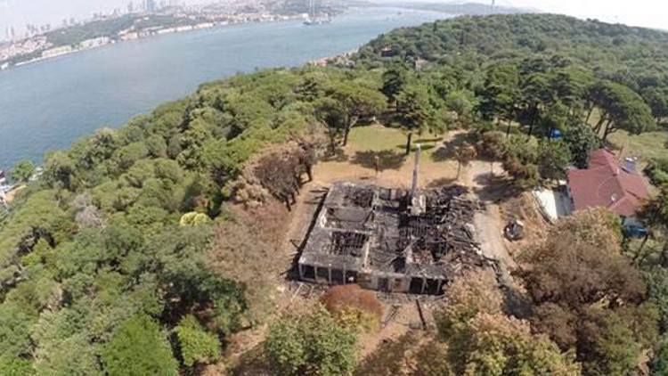 İtfaiyeye göre tarihi Hüseyin Avni Paşa Köşkünü kül edecek bir unsur yokmuş