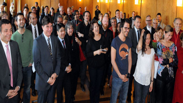 Nurnberg Film festivali sanatcilari onuruna resepsiyon Nurnberg Film festivali sanatcilari onuruna resepsiyon