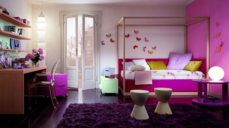 Genç yatak odası dekorasyonu