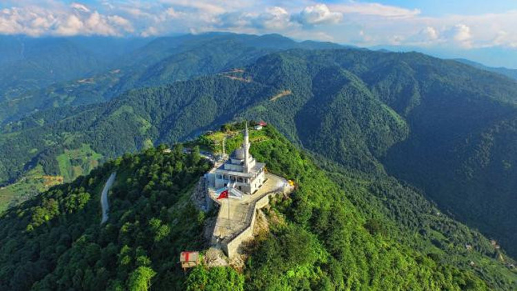 Kıble Dağı Caminin inşaatı bitti, açılışı Erdoğan yapacak