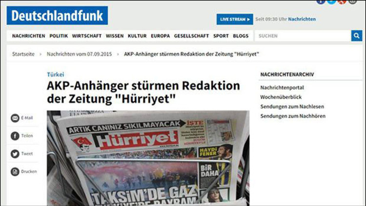 Hürriyete saldırıyı dış basın böyle gördü