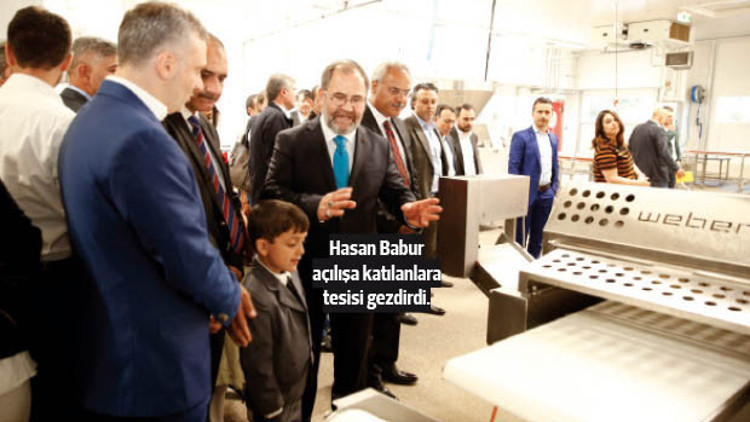 Baha Döner üretim tesisini açtı