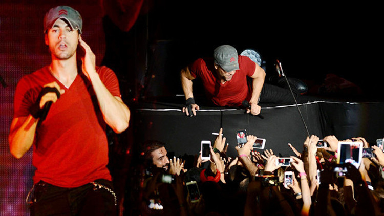 Enrique Iglesias İstanbulu salladı