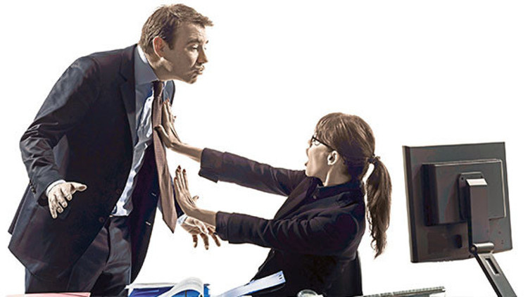 İşyerinde taciz var