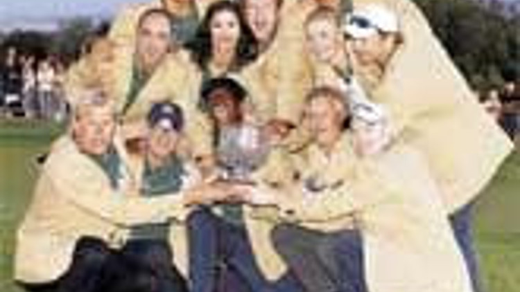 Hollywood ünlülerini golf sahasında izledi