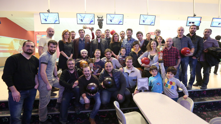 Gazetecilerin bowling buluşması Gazetecilerin bowling buluşması