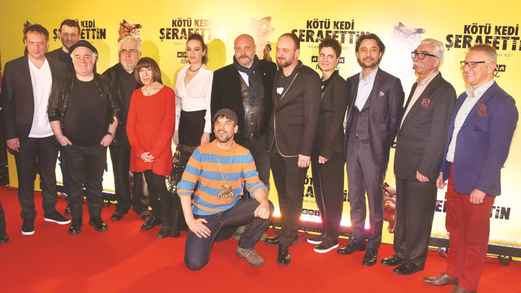 “Kötü Kedi Şerafettin”in animasyon filminin galası yapıldı