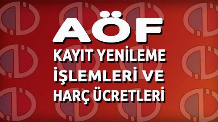 AÖF Kayıt Yenileme 2016 | AÖF ders seçme işlemleri | AÖF ders ekle-sil işlemleri
