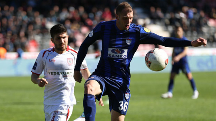 Gaziantep Büyükşehir Belediyespor: 2 - Samsunspor: 1