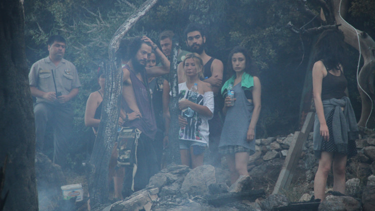 Kabak Koyunda feci yangın: 19 bungalov kül oldu