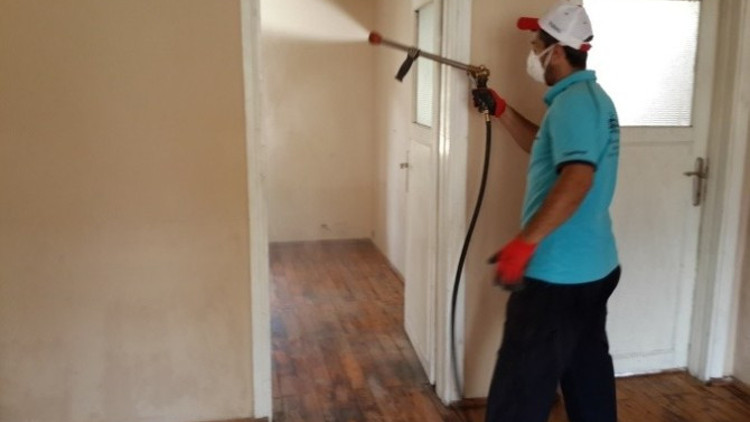 Büyükşehir’den Sel Bölgesinde Dezenfeksiyon Çalışması