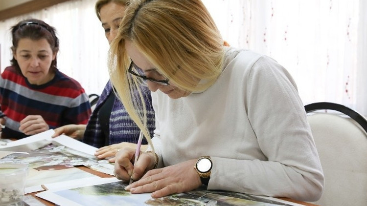 Şehitkamil’deki Hanımlar Üç Boyutlu Çalışıyor