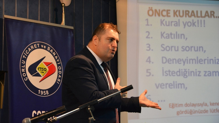 Çorluda Kurum Kültürü ve İş Etiği Eğitimi düzenlendi Çorluda Kurum Kültürü ve İş Etiği Eğitimi düzenlendi