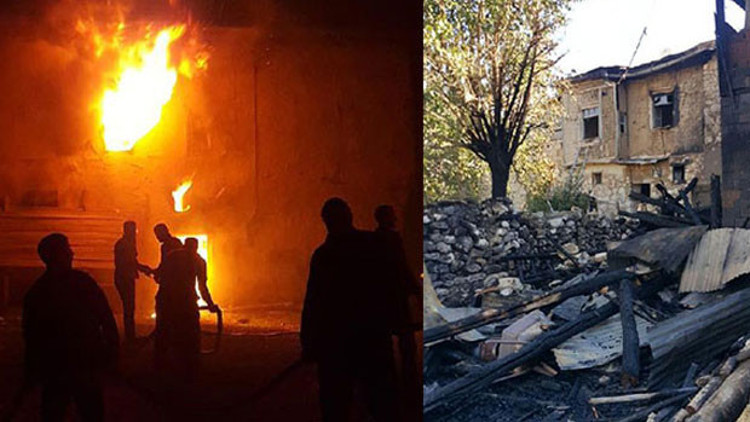 Çemişgezekte yangın kâbusu