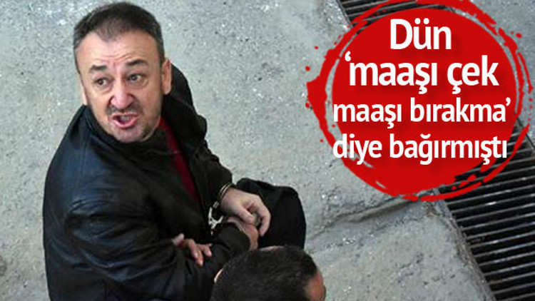 ’Maaşı çek, maaşı bırakma’ diyen astsubay tutuklandı