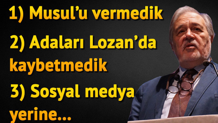 İlber Ortaylı tarih diye bildiğimiz yanlışları anlattı