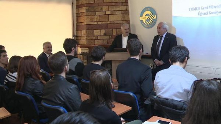 Başbakan Yıldırım Gemi Mühendisleri Odasını ziyaret etti