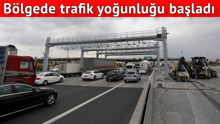 Mahmutbey gişeleri yıkılıyor Mahmutbey gişeleri yıkılıyor