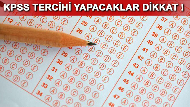 KPSS tercih kılavuzu Ortaöğretim, Önlisans ve Lisans tercihlerinde son gün