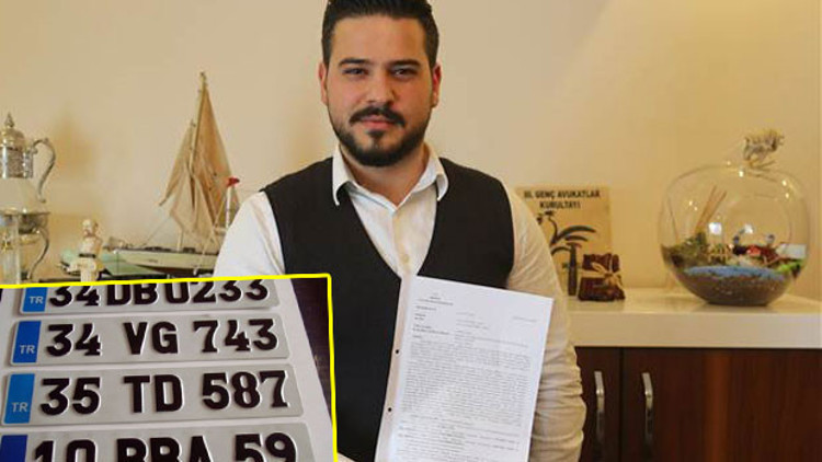 Avukat, APP plaka cezasını iptal ettirdi