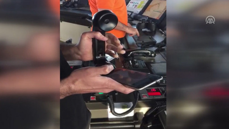 Barbaros Hayrettin Paşa gemisinden Rumlara mehterli cevap