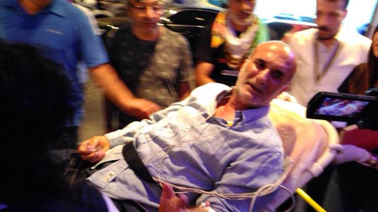 Adalet Yürüyüşünde hastaneye kaldırılan Tekin Bingöl taburcu edildi