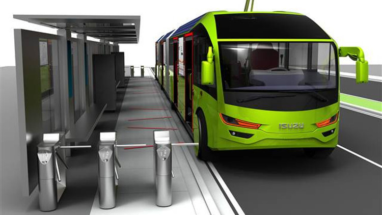 Anadolu Isuzunun Elektrikli Toplu Taşıma Aracı Projesi tanıtıldı Anadolu Isuzunun Elektrikli Toplu Taşıma Aracı Projesi tanıtıldı