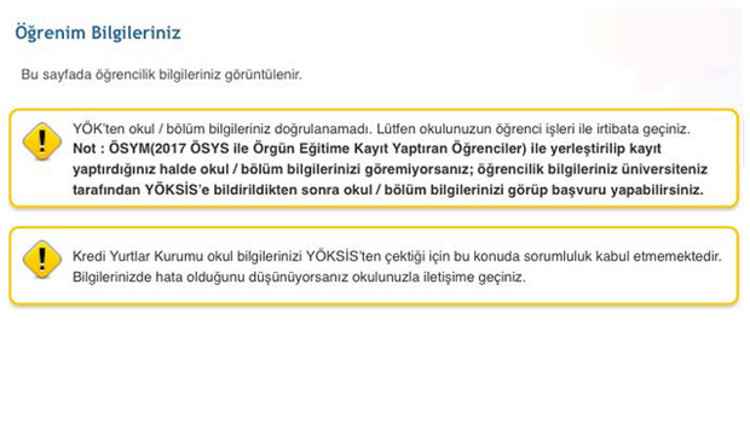 Üniversite e-Kayıt’larında problem mi var Kayıt yapılamıyor mu
