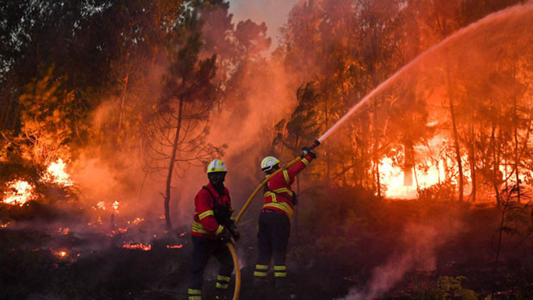 Yangınlar için 91 kişi gözaltına alında