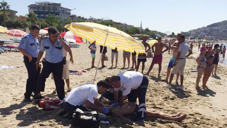 Rus turist sabah girdiği denizde boğuldu