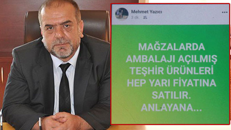 Müftünün sosyal medya hesabından yaptığı paylaşım tepki çekti