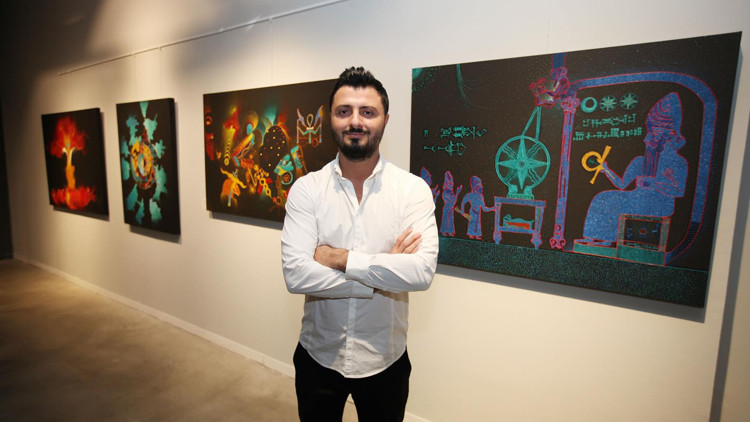 Anka Kuşu’nun kanadından tuvale yansıyanlar Anka Kuşu’nun kanadından tuvale yansıyanlar