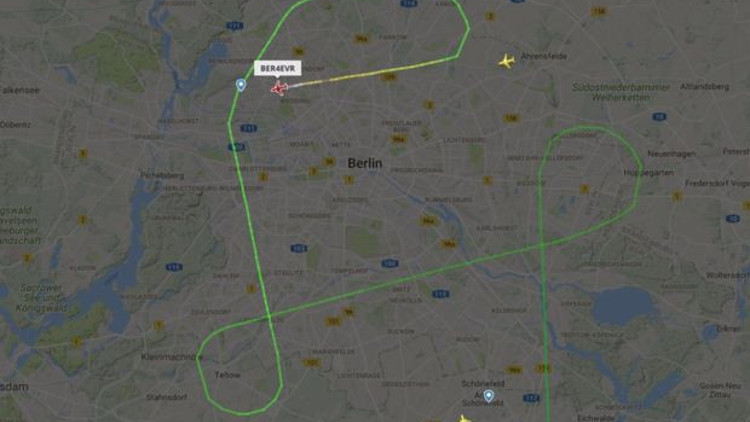 Son uçuşunu böyle yaptı