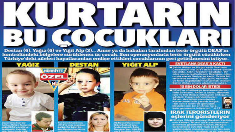 Iraktaki 350 çocuk Türkiyeye getiriliyor