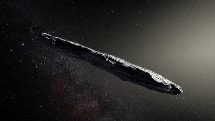 Gizemli asteroid Oumuamua yoksa bir uzay gemisi mi