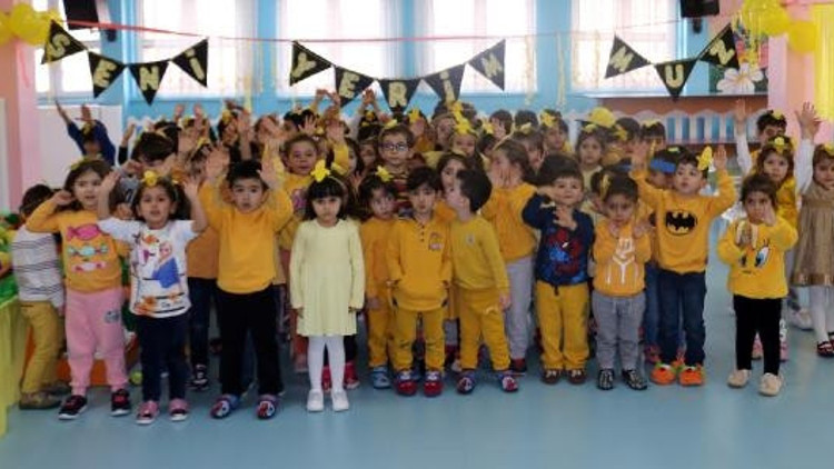 Anaokulu öğrencilerine vitamin partisi düzenlendi