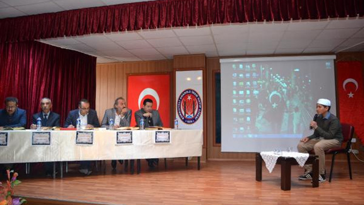 Kuran ve ezan okuma yarışması yapıldı Kuran ve ezan okuma yarışması yapıldı