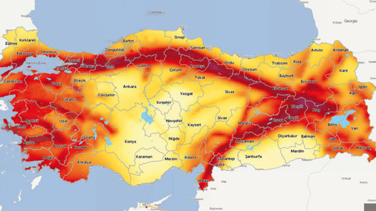 Türkiye'nin deprem haritası yenilendi - Son Dakika Haberler