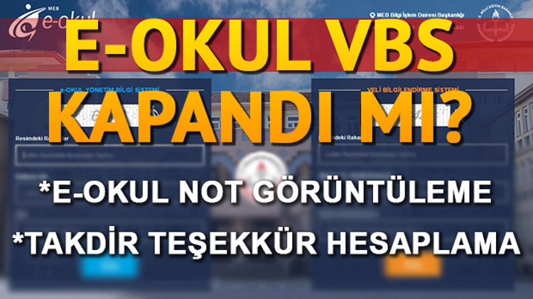E okul girişi 2018 - E okul Veli Bilgilendirme Sistemi (VBS) üzerinden ...