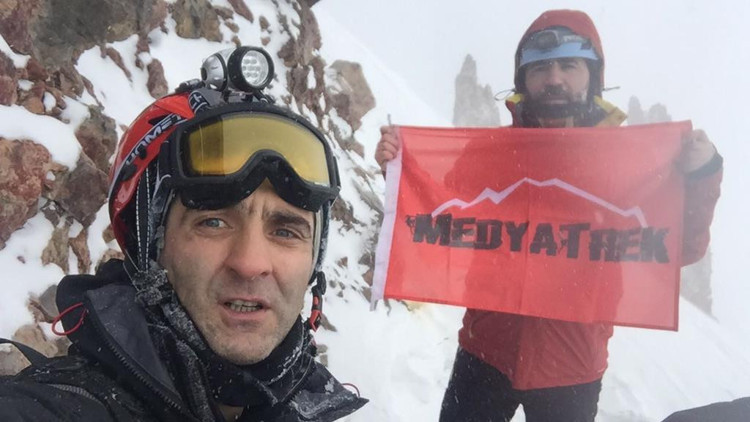 Başkentli gazeteciler Erciyes zirvesinde