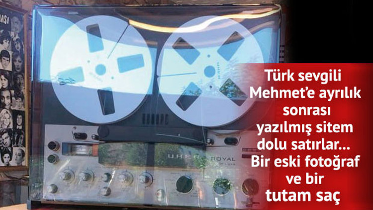 Kayıt cihazından 50 yıllık aşk mektubu çıktı