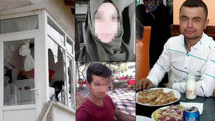 Talihsiz anne ve 2 çocuğu gece defnedildi Talihsiz anne ve 2 çocuğu gece defnedildi