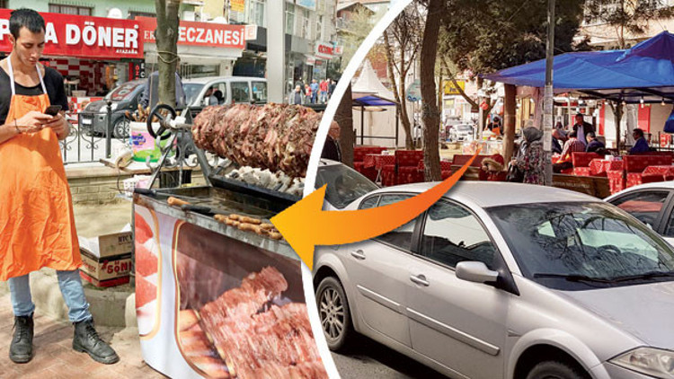 Tozun, gazın içinde cağ kebap... Sıfır hijyen parkı