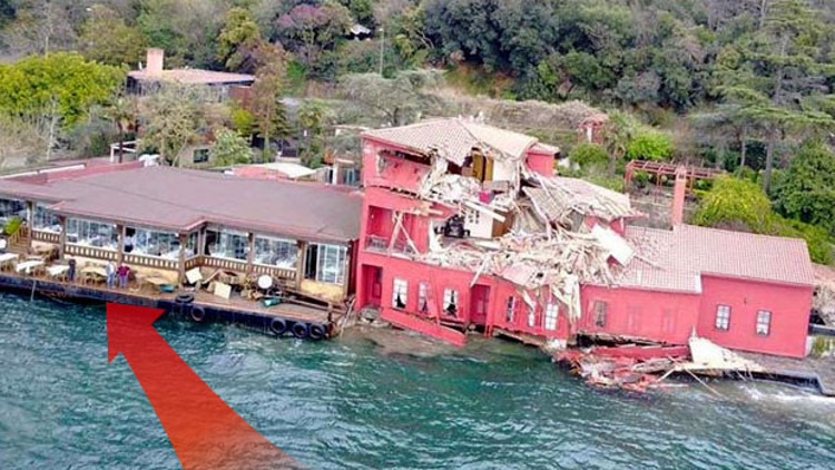 Yalı kazasının ardından fark edildi Yalı kazasının ardından fark edildi